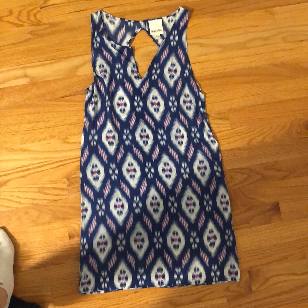 Geometric shift dress